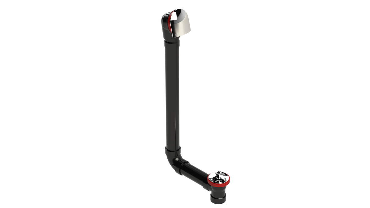 ABS DIRECT DRAIN WASTE & OVERFLOW LIFT & TURN EXTENDED (64DL-20CP)