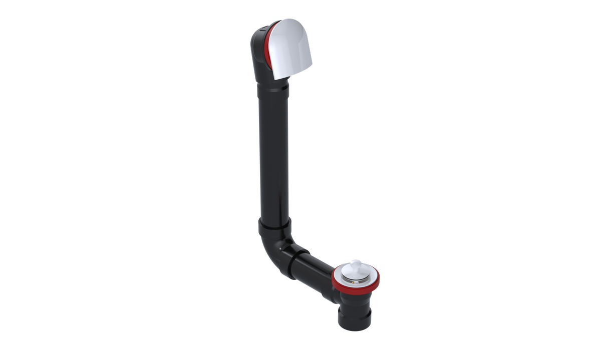 ABS DIRECT DRAIN WASTE & OVERFLOW LIFT & TURN (64DL)