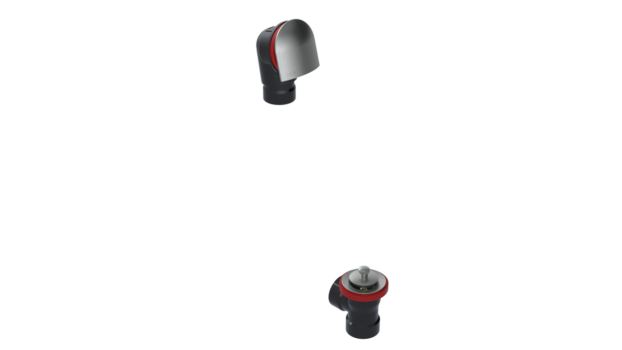 ABS DIRECT DRAIN WASTE & OVERFLOW LIFT & TURN HALF KIT (64DLHK)