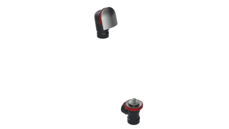 ABS DIRECT DRAIN WASTE & OVERFLOW LIFT & TURN HALF KIT (64DLHK)
