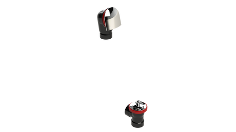 ABS DIRECT DRAIN WASTE & OVERFLOW LIFT & TURN HALF KIT (64DLHK)