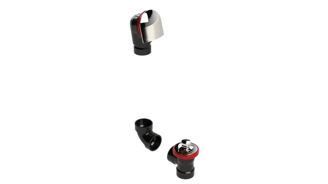 ABS DIRECT DRAIN WASTE & OVERFLOW LIFT & TURN KIT (64DLZK-CP)