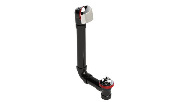 ABS DIRECT DRAIN WASTE & OVERFLOW PUSH-PULL (64DPP-CP)