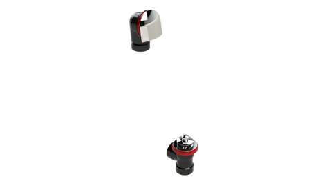 ABS DIRECT DRAIN WASTE & OVERFLOW PUSH-PULL HALF KIT (64DPPHK-CP)