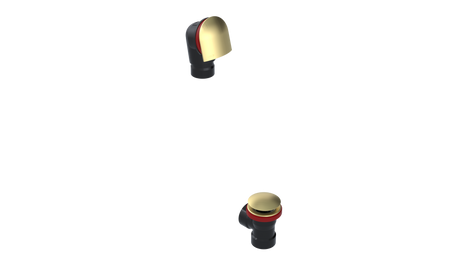 ABS DIRECT DRAIN WASTE & OVERFLOW CLICKER® HALF KIT (64DQHK)