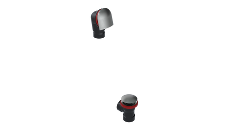 ABS DIRECT DRAIN WASTE & OVERFLOW CLICKER® HALF KIT (64DQHK)