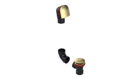 ABS DIRECT DRAIN WASTE & OVERFLOW CLICKER® KIT (64DQK)