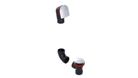 ABS DIRECT DRAIN WASTE & OVERFLOW CLICKER® KIT (64DQK)