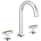 Kintsu Widespread Lavatory Faucet with Arc Spout - Less Handles 1.5 GPM - Chrome