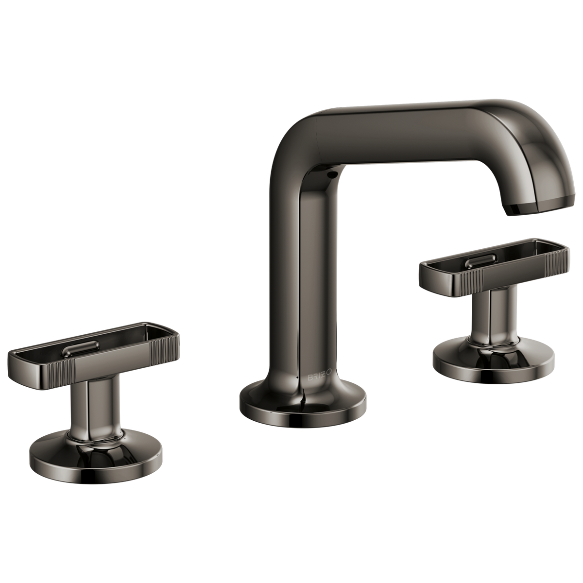 Less Arcing Kintsu Widespread Lavatory Faucet with Arc Spout - Less Handles 1.2 GP ...