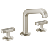 Kintsu Widespread Lavatory Faucet with Angled Spout - Less Handles 1.5 GPM - Luxe Nickel