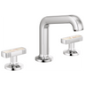 Kintsu Widespread Lavatory Faucet with Angled Spout - Less Handles 1.5 GPM - Chrome