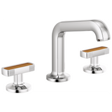 Kintsu Widespread Lavatory Faucet with Angled Spout - Less Handles 1.5 GPM - Chrome