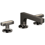 Kintsu Widespread Lavatory Faucet with Low Spout - Less Handles 1.2 GPM - Brilliance Black Onyx