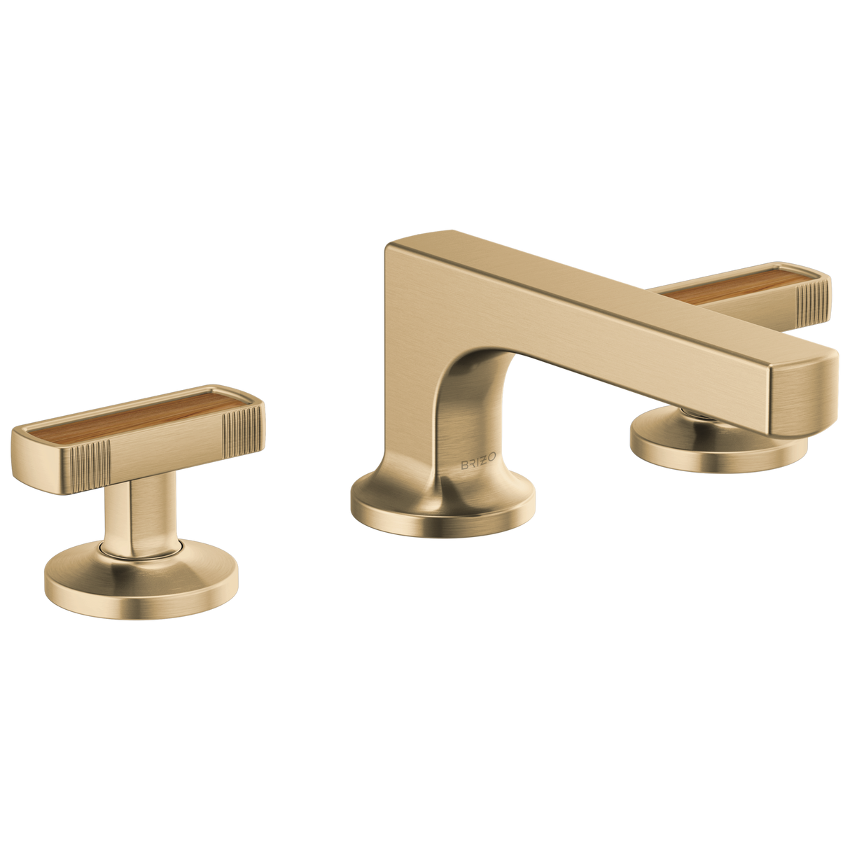 Kintsu Widespread Lavatory Faucet with Low Spout - Less Handles 1.5 GPM - Luxe Gold