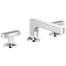 Kintsu Widespread Lavatory Faucet with Low Spout - Less Handles 1.2 GPM - Chrome
