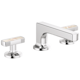 Kintsu Widespread Lavatory Faucet with Low Spout - Less Handles 1.2 GPM - Chrome
