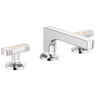 Kintsu Widespread Lavatory Faucet with Low Spout - Less Handles 1.2 GPM - Chrome