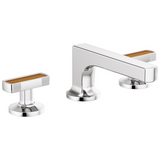 Kintsu Widespread Lavatory Faucet with Low Spout - Less Handles 1.2 GPM - Chrome