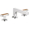 Kintsu Widespread Lavatory Faucet with Low Spout - Less Handles 1.5 GPM - Chrome