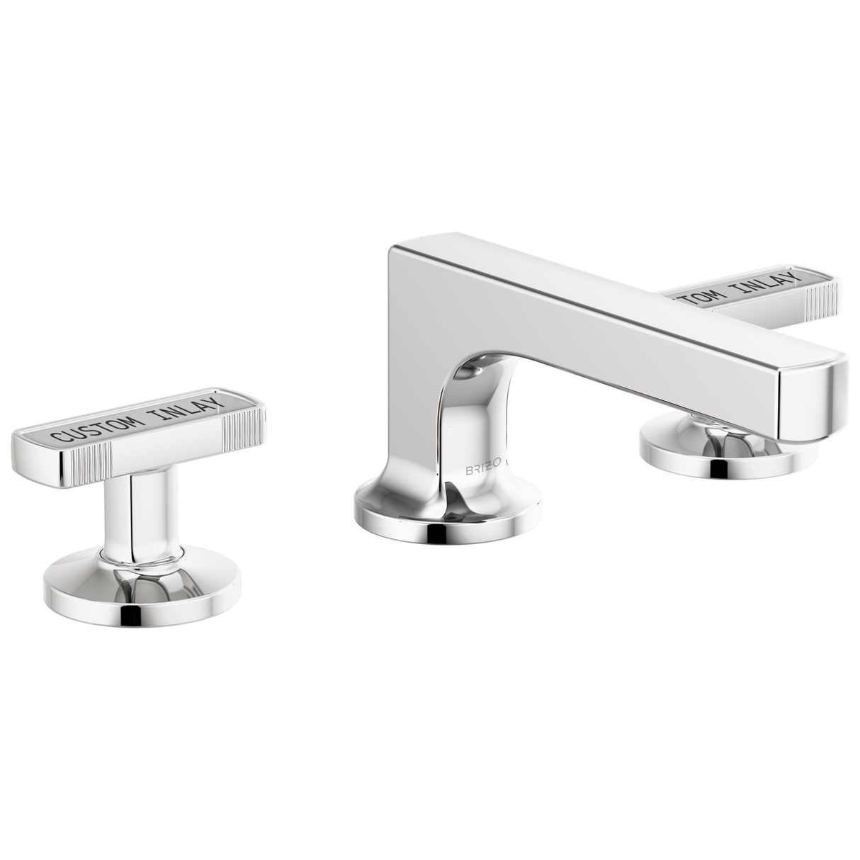 Kintsu Widespread Lavatory Faucet with Low Spout - Less Handles 1.5 GPM - Chrome