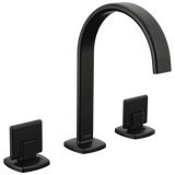 Allaria Widespread Lavatory Faucet with Arc Spout - Less Handles