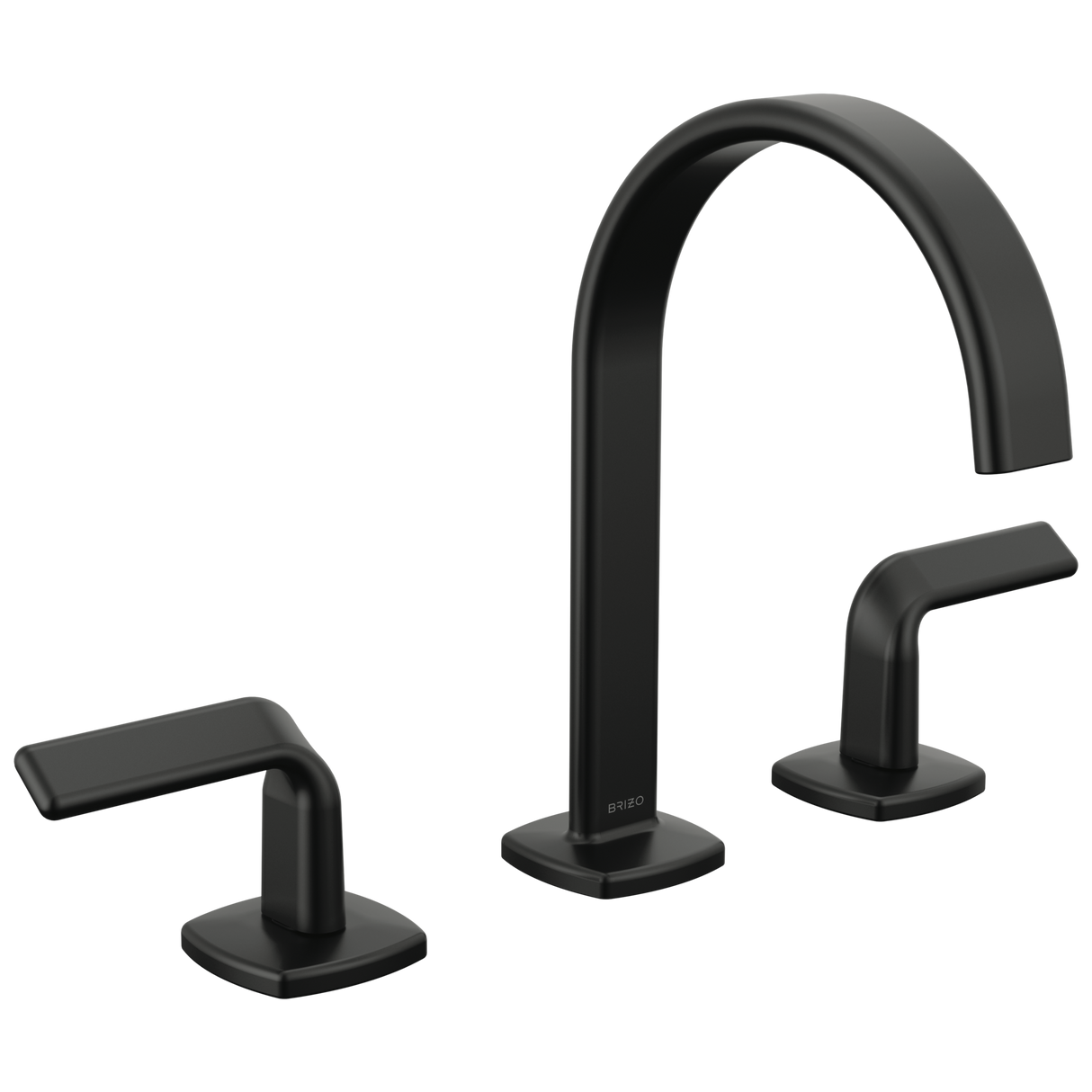 Allaria Widespread Lavatory Faucet with Arc Spout - Less Handles