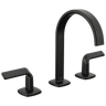 Allaria Widespread Lavatory Faucet with Arc Spout - Less Handles