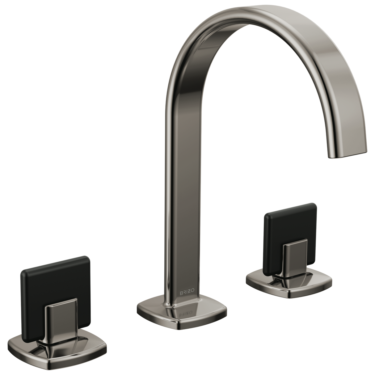 Allaria Widespread Lavatory Faucet with Arc Spout - Less Handles