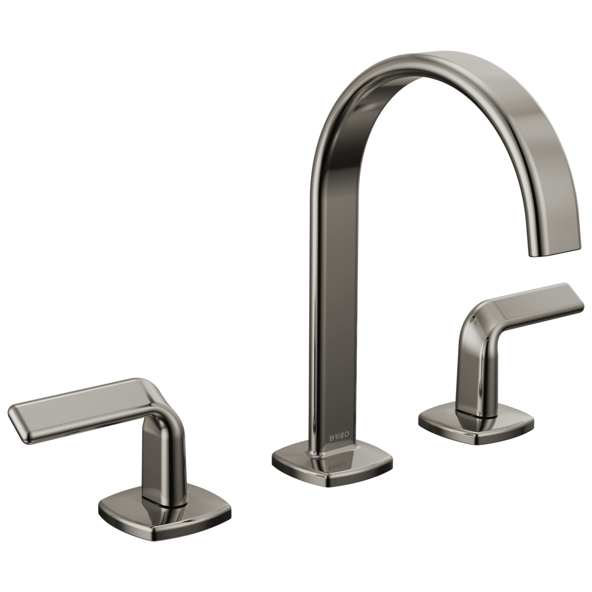 Allaria Widespread Lavatory Faucet with Arc Spout - Less Handles