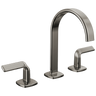 Allaria Widespread Lavatory Faucet with Arc Spout - Less Handles