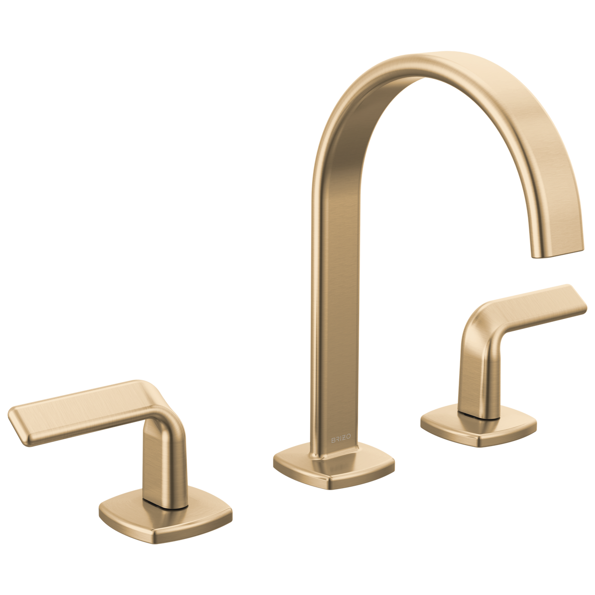 Allaria Widespread Lavatory Faucet with Arc Spout - Less Handles