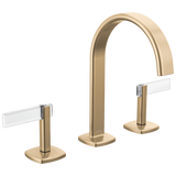 Allaria Widespread Lavatory Faucet with Arc Spout - Less Handles