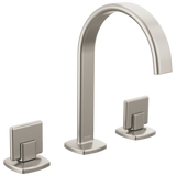Allaria Widespread Lavatory Faucet with Arc Spout - Less Handles