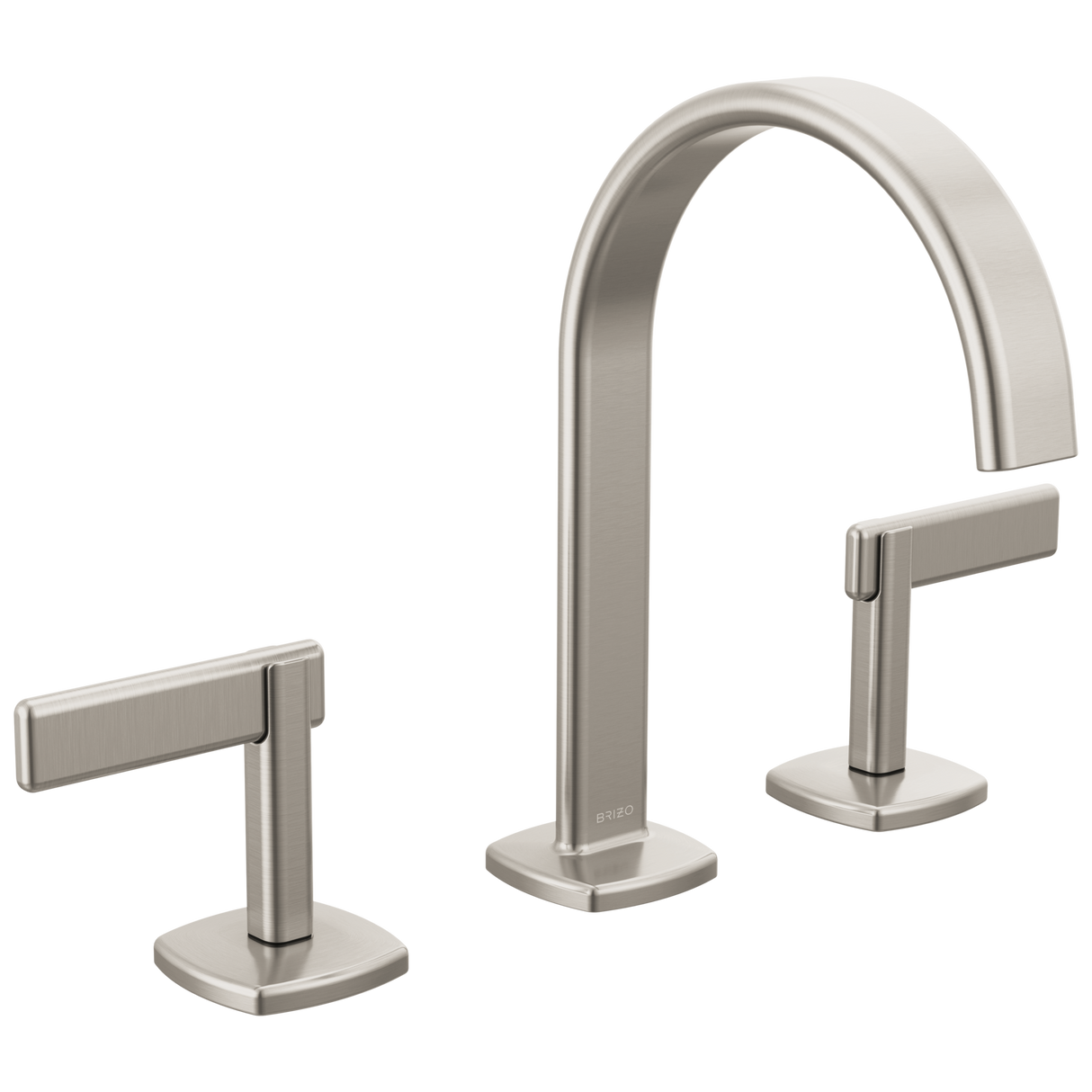 Allaria Widespread Lavatory Faucet with Arc Spout - Less Handles