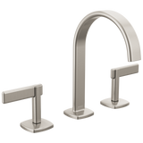 Allaria Widespread Lavatory Faucet with Arc Spout - Less Handles