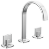 Allaria Widespread Lavatory Faucet with Arc Spout - Less Handles