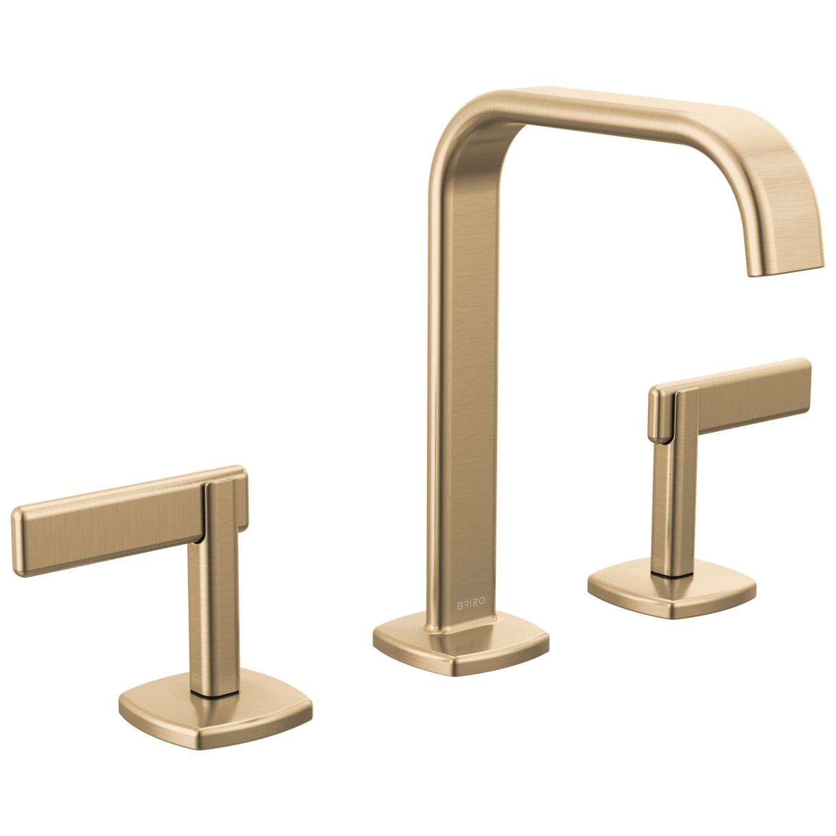 Allaria Widespread Lavatory Faucet with Square Spout - Less Handles