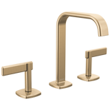 Allaria Widespread Lavatory Faucet with Square Spout - Less Handles