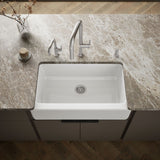 Dickinson® 33" undermount single-bowl farmhouse kitchen sink