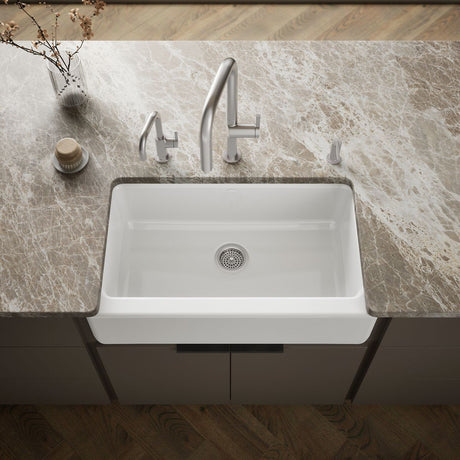 Dickinson® 33" undermount single-bowl farmhouse kitchen sink