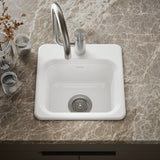 Northland™ 15" top-mount single-bowl bar sink