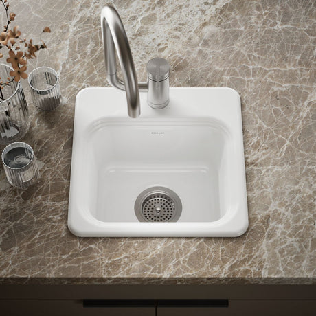 Northland™ 15" top-mount single-bowl bar sink