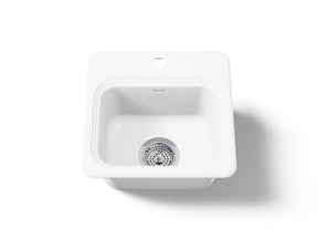 Northland™ 15" top-mount single-bowl bar sink