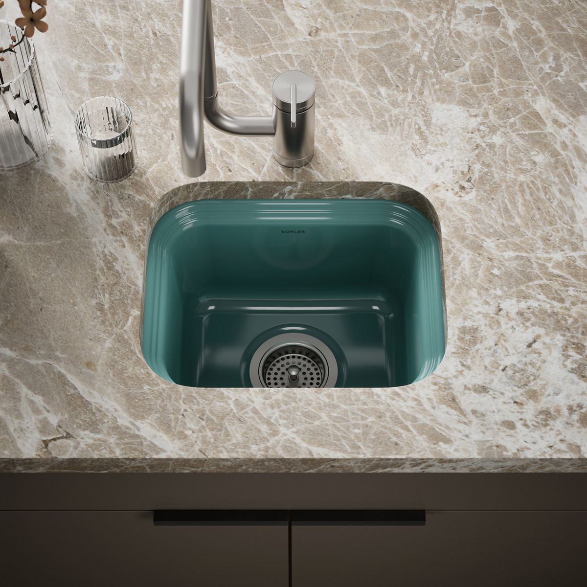 Northland™ 15" undermount single-bowl bar sink
