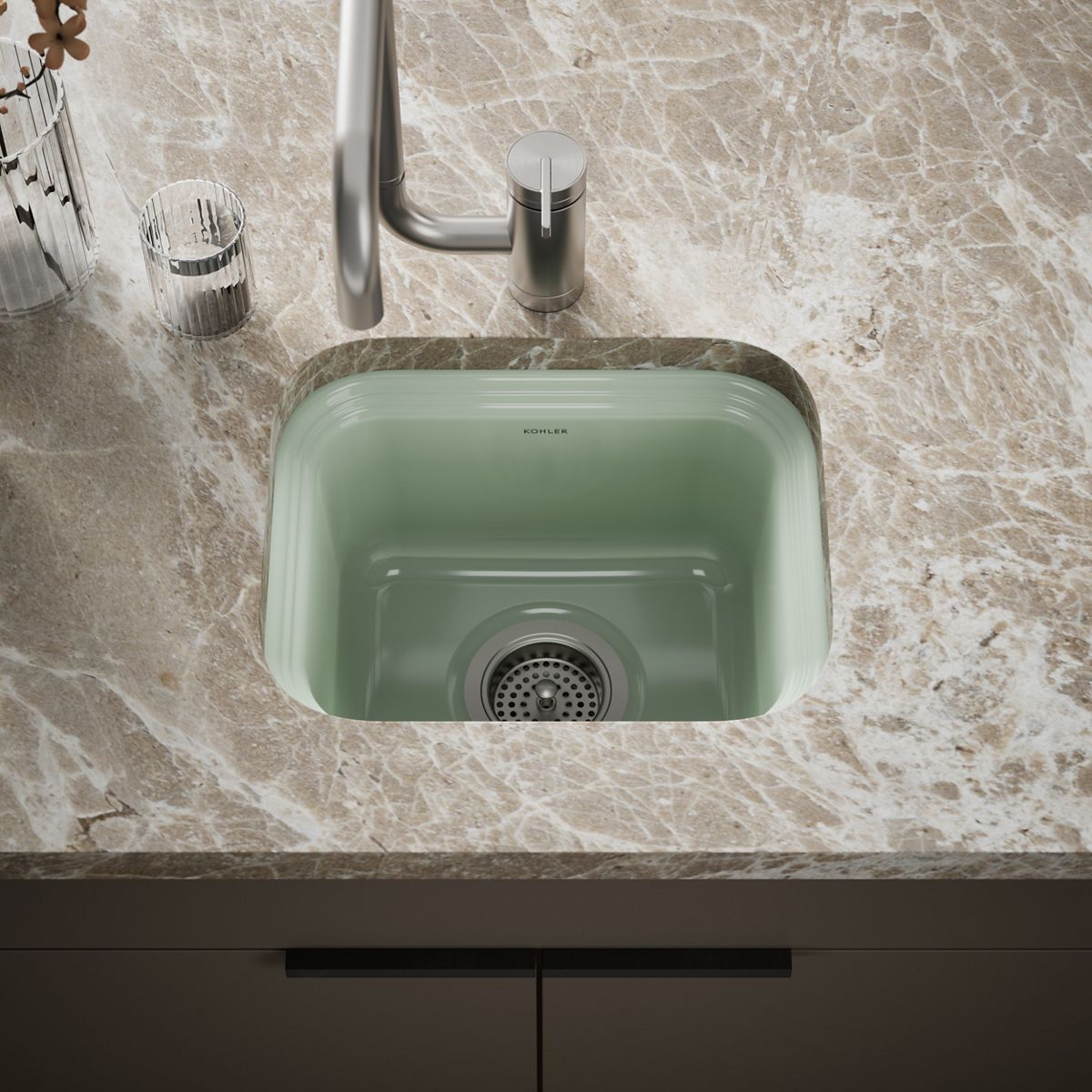 Northland™ 15" undermount single-bowl bar sink