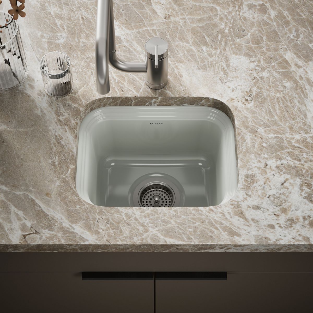 Northland™ 15" undermount single-bowl bar sink