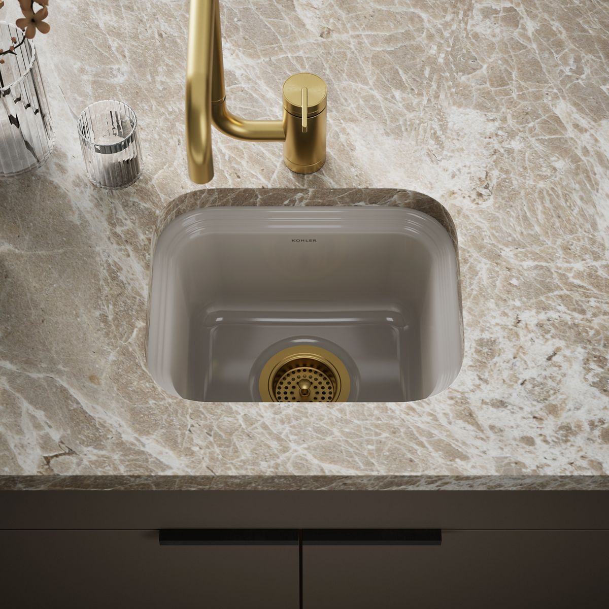 Northland™ 15" undermount single-bowl bar sink