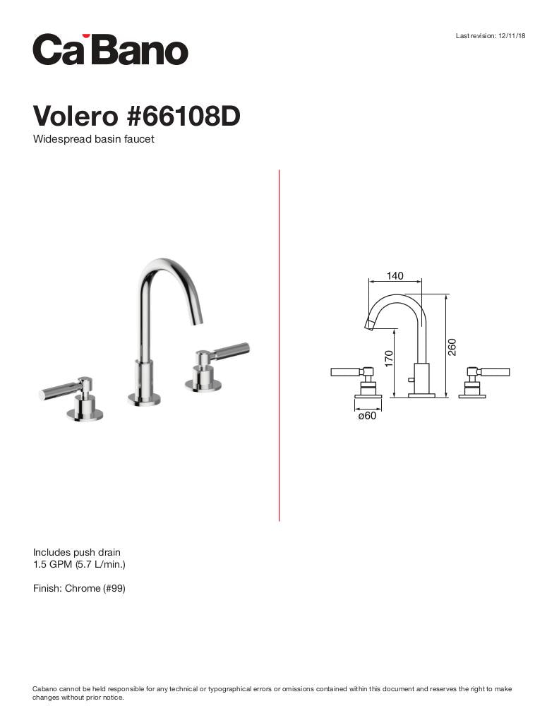 Widespread basin faucet