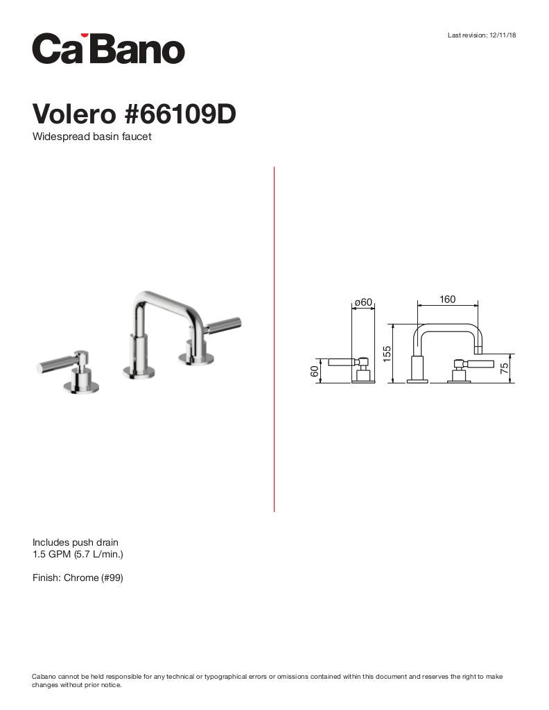 Widespread basin faucet